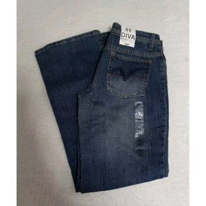 Rave R4R Jeans Diva Women's Size 11 BootCut Stretch Medium Wash New
